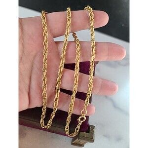 Vintage Gold Tone Metal Chain